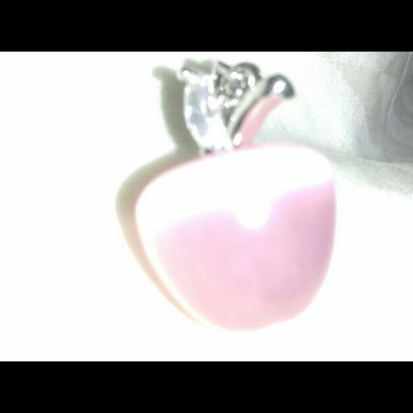 Pink cat eye opal, cz & sterling silver