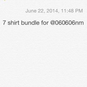Shirt bundle