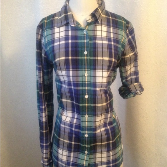 J. Crew Boyfriend shirt.