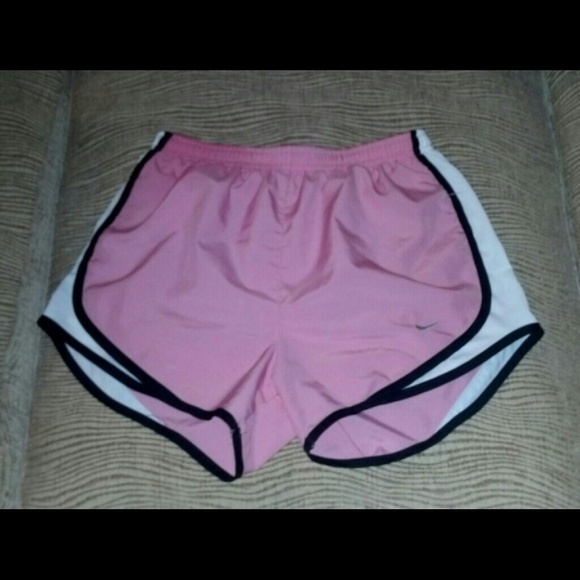 Pink Nike tempo shorts