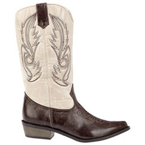 Coconuts leather cowboy boots