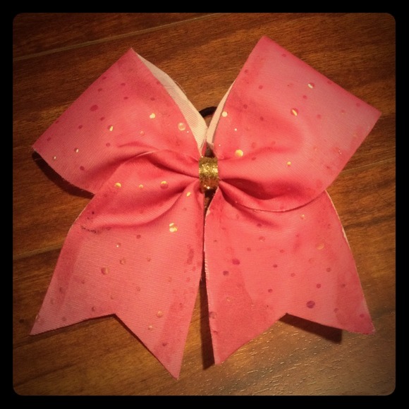 Pink Cheer Bow
