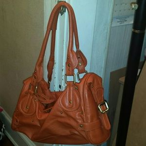 Burnt orange purse