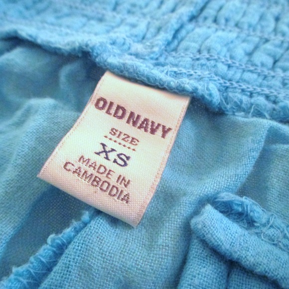 Old Navy Shorts - Teal Linen Shorts Old Navy Shorts - Teal Linen Shorts