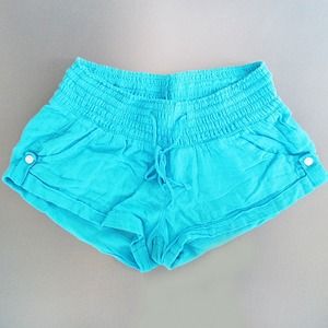 Old Navy Shorts - Teal Linen Shorts Old Navy Shorts - Teal Linen Shorts