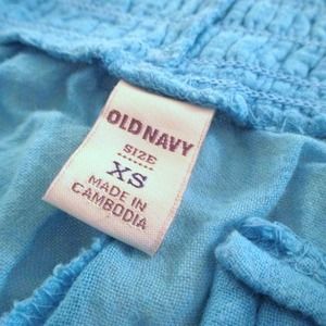 Old Navy Shorts - Teal Linen Shorts Old Navy Shorts - Teal Linen Shorts