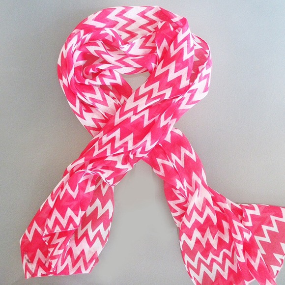 Accessories - Watermelon chevron scarf Accessories - Watermelon chevron scarf