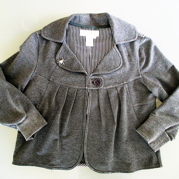 Jackets & Coats - Grey cropped blazer Jackets & Coats - Grey cropped blazer