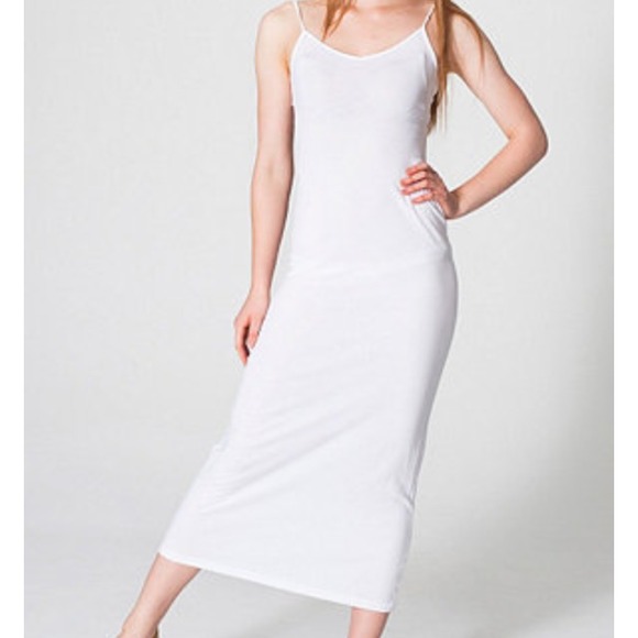 The Long Spaghetti Tank Dress