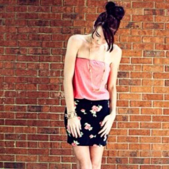 Old Navy Tops - Coral strapless tank Old Navy Tops - Coral strapless tank