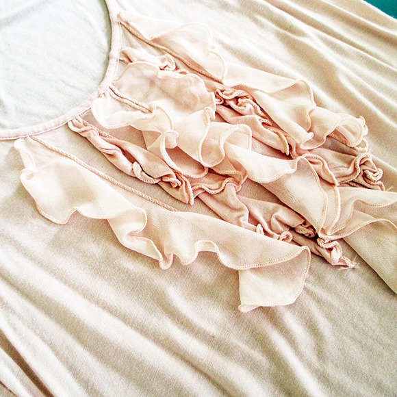 Express Tops - Pink ruffle tank Express Tops - Pink ruffle tank