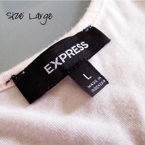Express Tops - Pink ruffle tank Express Tops - Pink ruffle tank