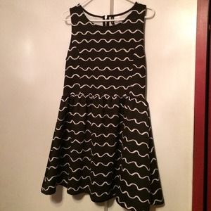 Black and white dress