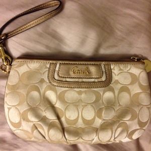 Used Coach wallet/wristlet