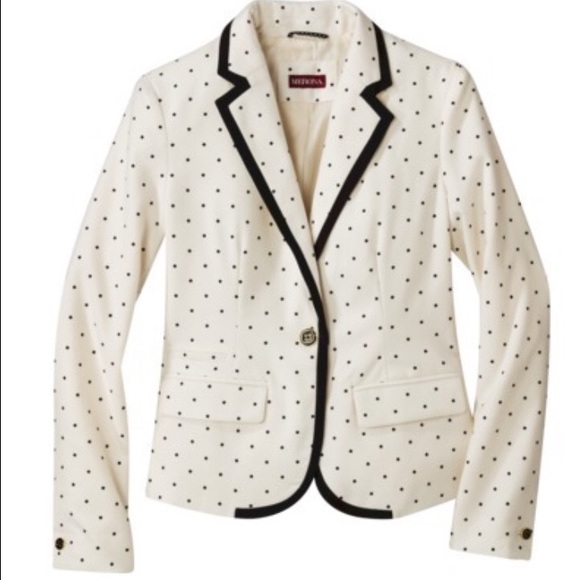 merona Polka dot blazer