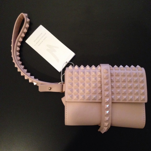 Zara Studded Mini Party Clutch Pink - Picture 2 of 4