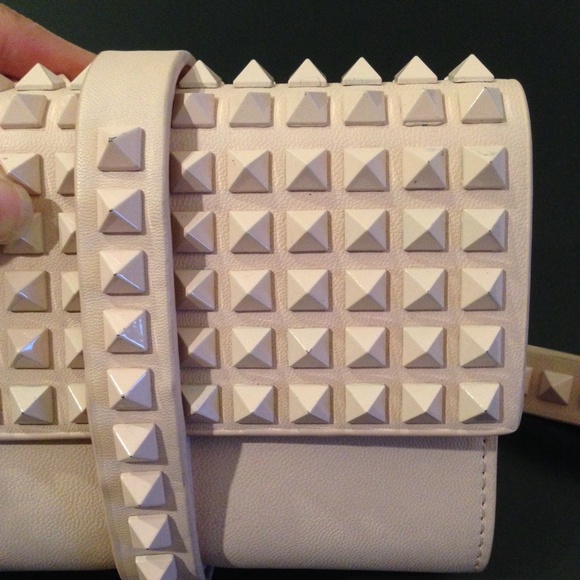 Zara Studded Mini Party Clutch Pink - Picture 4 of 4