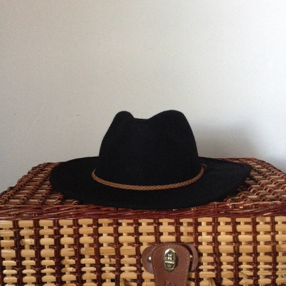 Black Brimmed Hat
