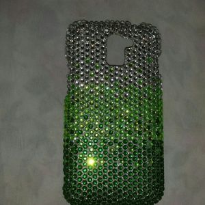 SOLD Green bling phone case