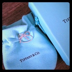 Tiffany & Co. Silver "Forget Me Knot" ring