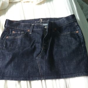7 for all mankind sz 29 skirt Nwot