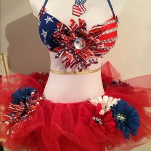 American flag outfit