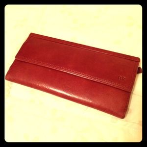 Never used chestnut Banana Republic wallet