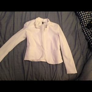 White H&M Blazer Size 2