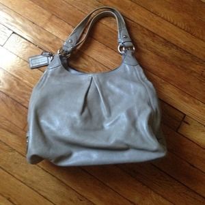 REDUCED***Coach med size gray shoulder bag