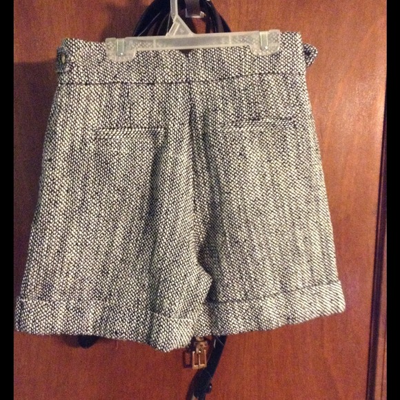 BCBG Cuffed Wool Shorts - Picture 2 of 3