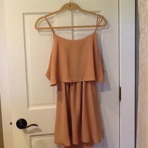 Faint Peach Sundress w/ Open Back