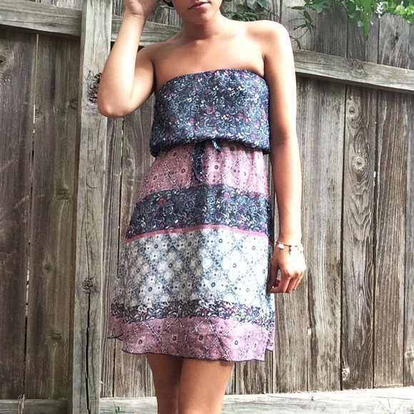 Tube Tie-Waist Dress