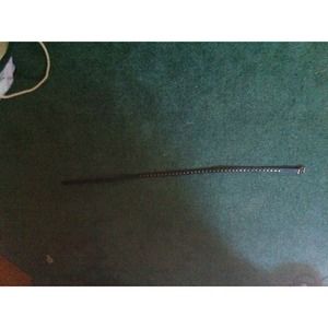 Black golden studded belt