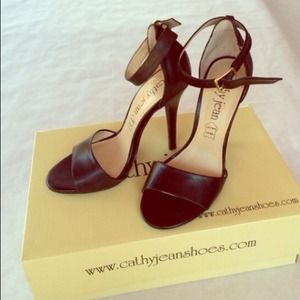 Cathy Jean ankle strap heels