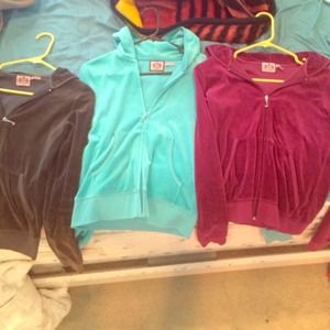 💕MUST GO💕 Juicy Couture sweatsuit jackets!