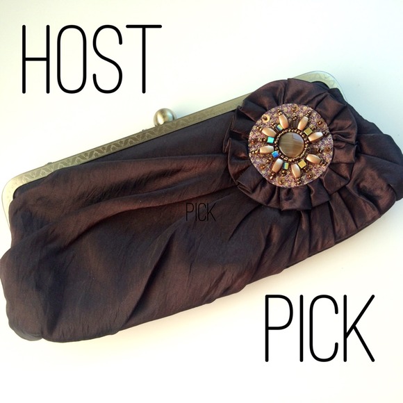 Chocolate Brown Clutch