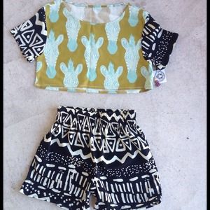 New Tribal Print Set 🌴🌴🌴