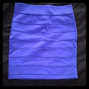 Royal blue pencil skirt! Only worn once!