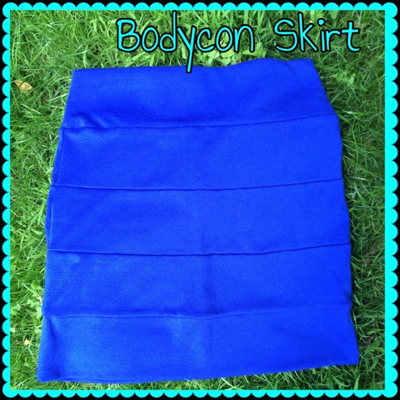 Catch My I Dresses & Skirts - 🚫SOLD🚫Blue Bodycon Skirt
