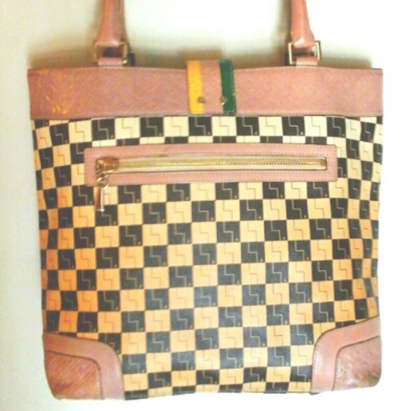 *RARE* L.A.M.B. Ombre Checkerboard Westfield Tote - Picture 2 of 4
