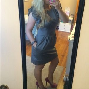 Grey Jessica Simpson Cocktail Dress