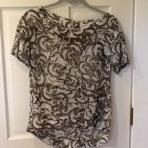 BCBGeneration Black and White Blouse