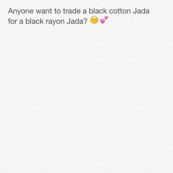 Black rayon Jada TRADE ONLY