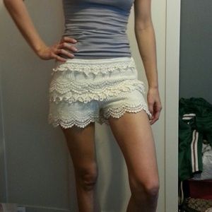 Lace shorts