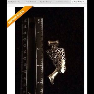 BOLD Egyptian goddess Pendant - Sterling SIlver