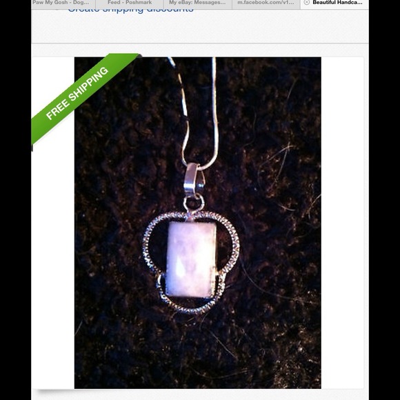 Moonstone and Sterling Silver Necklace