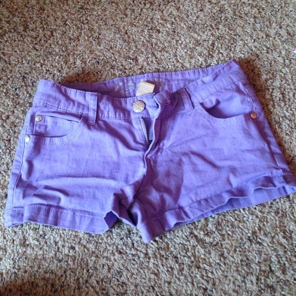 Purple shorts