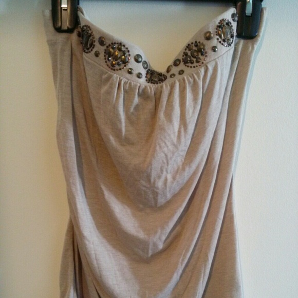 Beautiful embellished tube top
