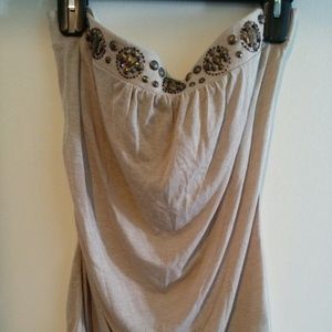 Beautiful embellished tube top