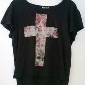 Floral Cross T